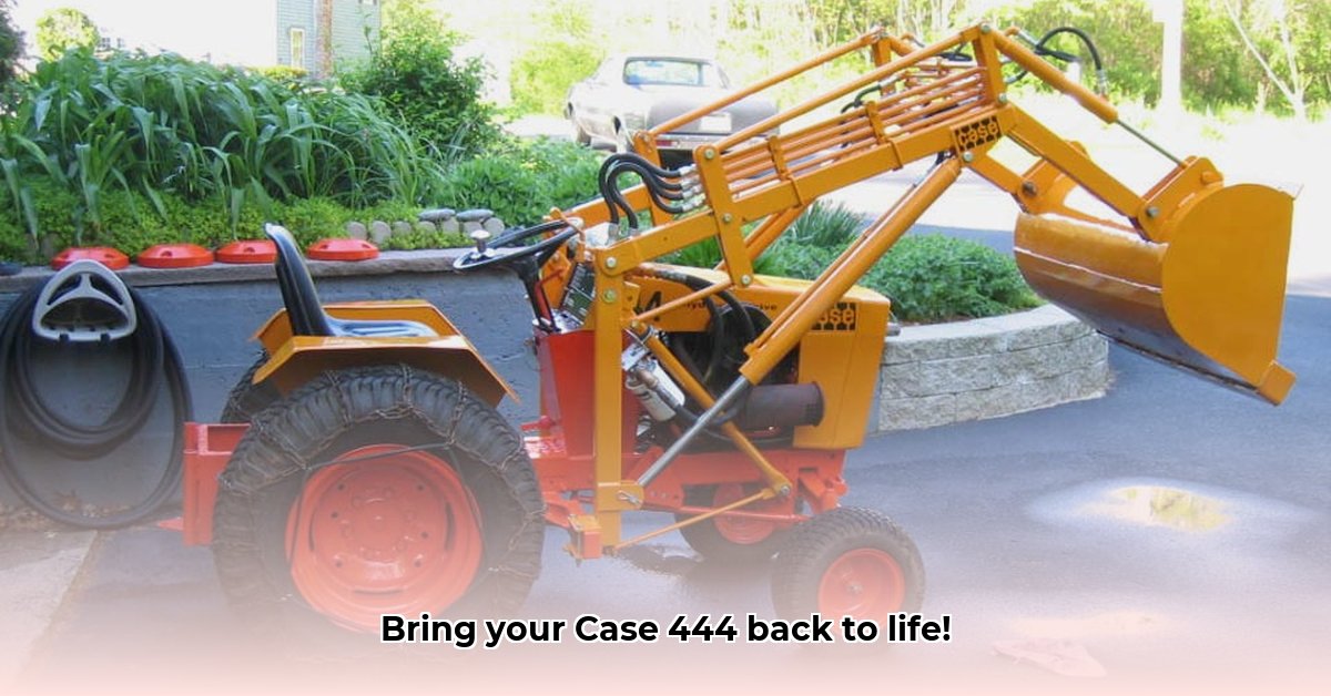 case-444-garden-tractor